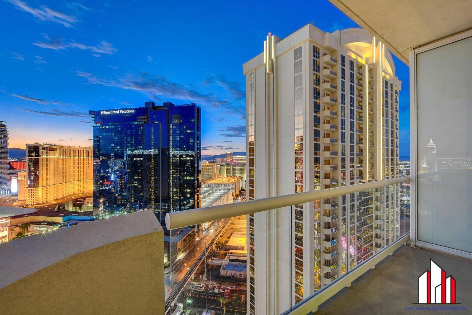 Mgm Signature-30-705 F1 Track & Strip View Balcony 拉斯维加斯 外观 照片