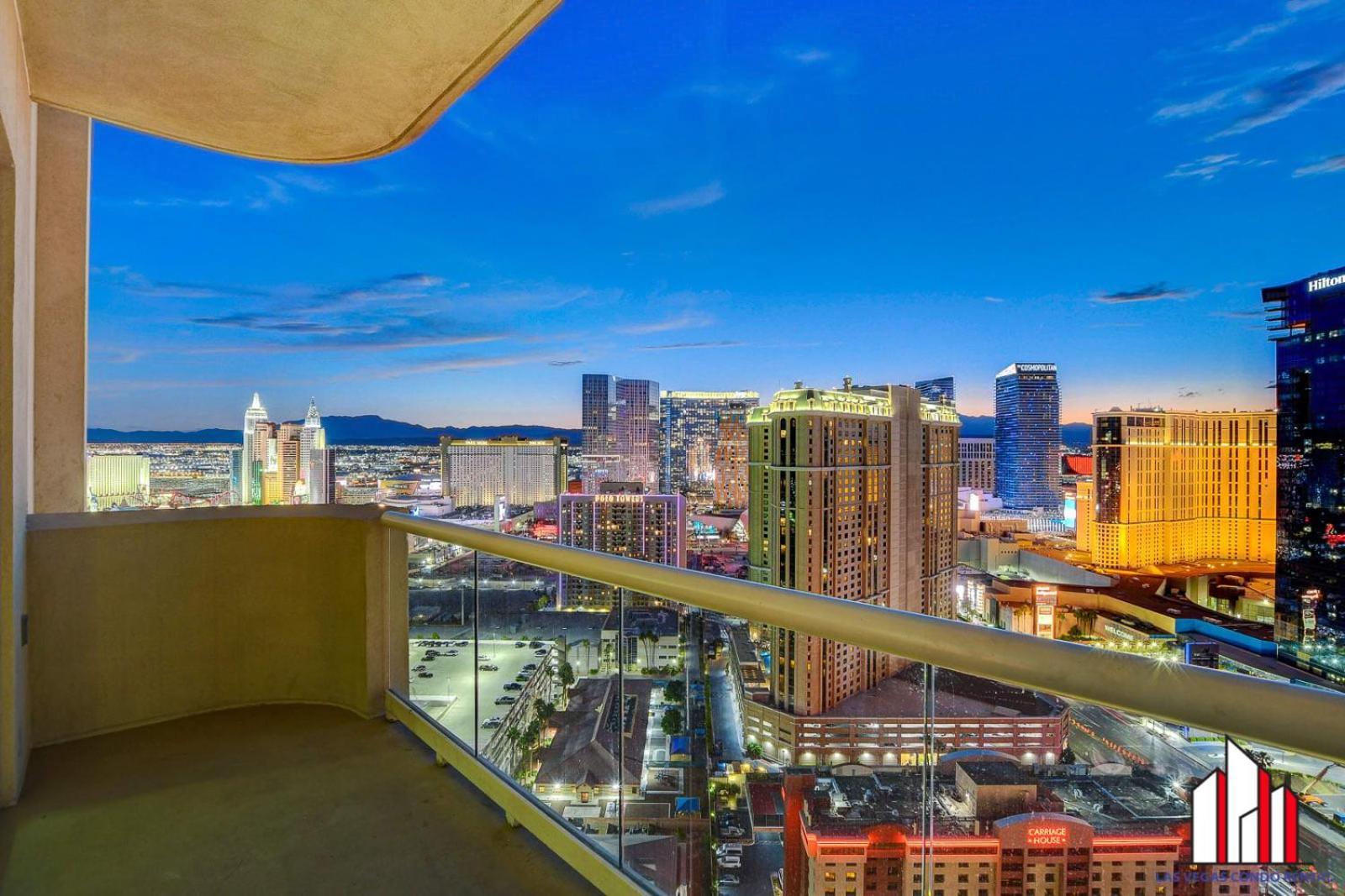 Mgm Signature-30-705 F1 Track & Strip View Balcony 拉斯维加斯 外观 照片