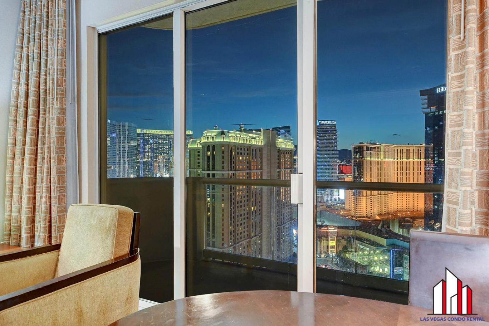 Mgm Signature-30-705 F1 Track & Strip View Balcony 拉斯维加斯 外观 照片