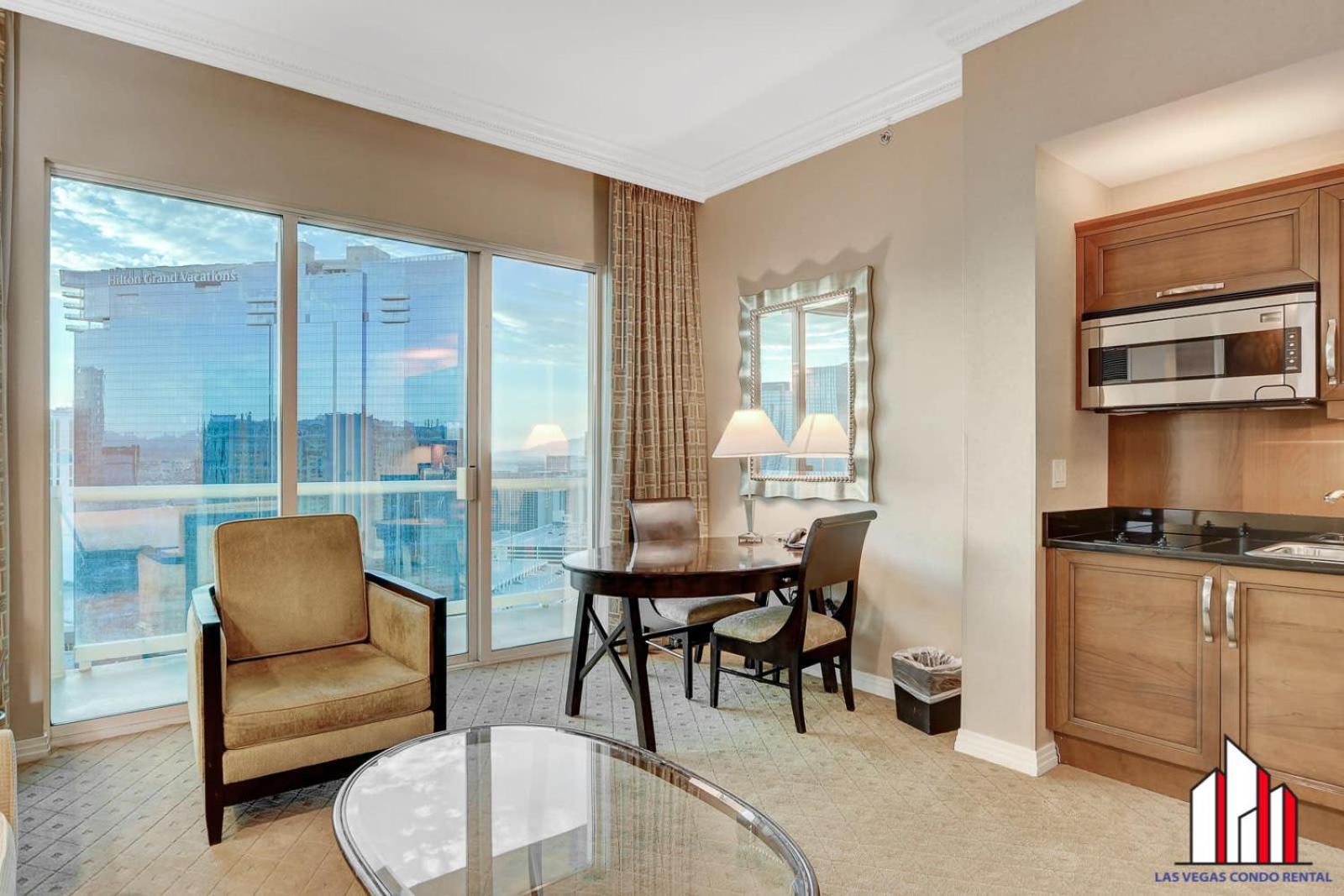 Mgm Signature-30-705 F1 Track & Strip View Balcony 拉斯维加斯 外观 照片